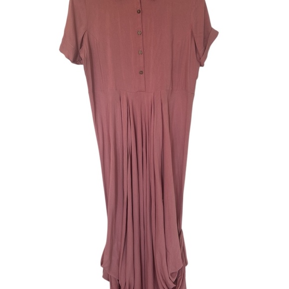Solid Tunic with Buttoned Yoke - Picture 1 of 5
